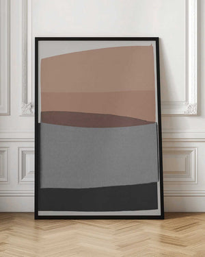Tablou înramat „Modern Pink and Grey” de Orara Studio