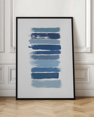 Tablou înramat „Ombre Blue” de Orara Studio