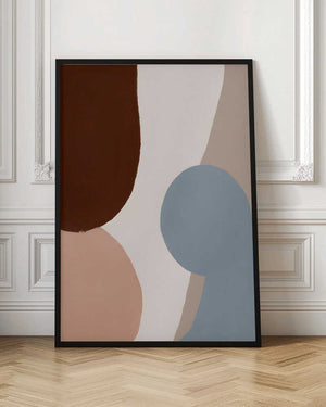 Tablou înramat „Earthy Curves” de Merel Takken