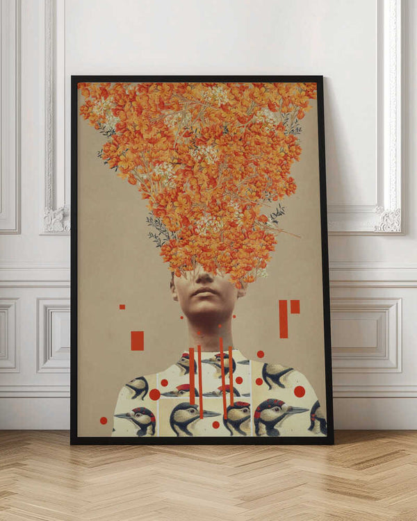 Tablou înramat „Bird Flight In Autumn” de Frank Moth