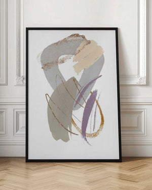 Tablou înramat „Cool Shapes 1” de Sally Ann Moss