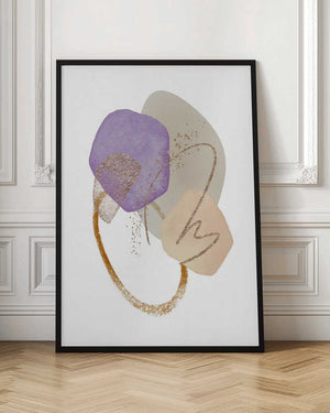 Tablou înramat „Cool Shapes 3” de Sally Ann Moss