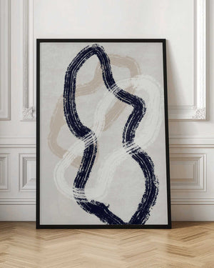 Tablou înramat „Abstract Lines” de Anne-Marie Volfova