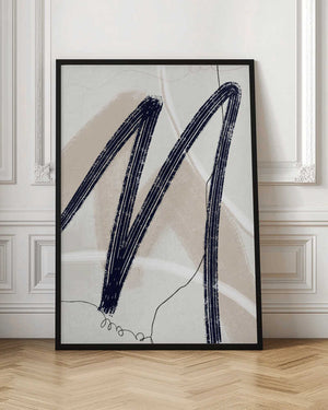 Tablou înramat „Abstract Lines No. 2” de Anne-Marie Volfova