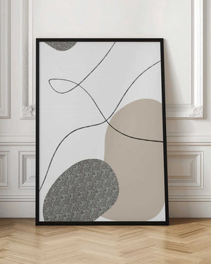 Tablou înramat „Abstract Bubbles” de Anne-Marie Volfova