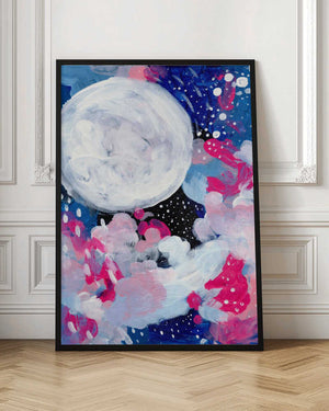 Tablou înramat „Magic Moon” de Ejaaz Haniff