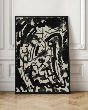 Tablou înramat „Abstraction With Inks” de Little Dean