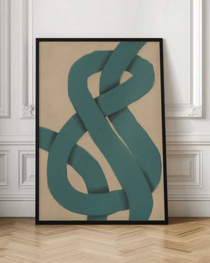 Tablou înramat „The Green Knot” de Little Dean