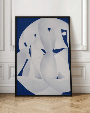Tablou înramat „Paper Sculpture Abstract” de Little Dean