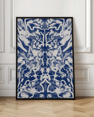 Tablou înramat „Symmetrical Ink Patterns” de Little Dean