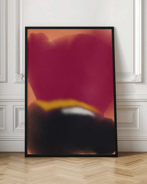 Tablou înramat „Red and Black Liquid” de Little Dean