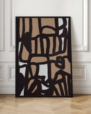 Tablou înramat „Bold line composition 12” de Little Dean