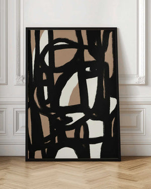 Tablou înramat „Bold line composition” de Little Dean