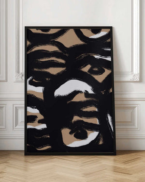 Tablou înramat „Echoes of Abstraction” de Little Dean