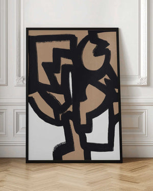 Tablou înramat „Bold line composition 07” de Little Dean