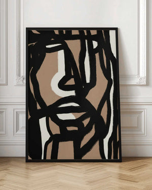 Tablou înramat „Bold line composition 09” de Little Dean