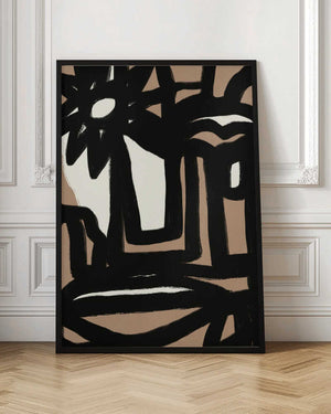 Tablou înramat „Bold line composition 10” de Little Dean