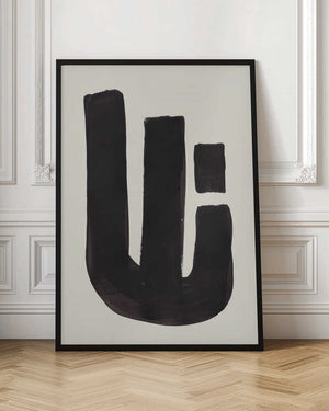 Tablou înramat „Ink Motif 12” de Ejaaz Haniff