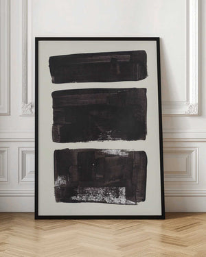 Tablou înramat „Ink Motif 9” de Ejaaz Haniff