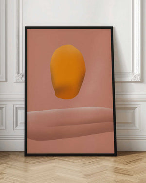 Tablou înramat „Stone portrait orange” de Little Dean