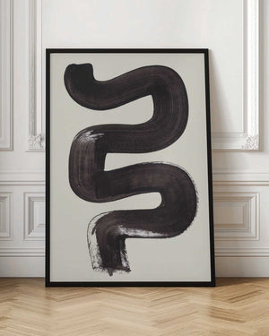 Tablou înramat „Ink Motif 24” de Ejaaz Haniff