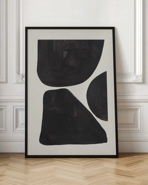 Tablou înramat „Ink Motif 26” de Ejaaz Haniff