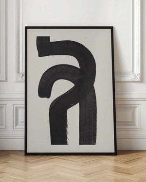 Tablou înramat „Ink Motif 39” de Ejaaz Haniff