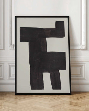 Tablou înramat „Ink Motif 40” de Ejaaz Haniff