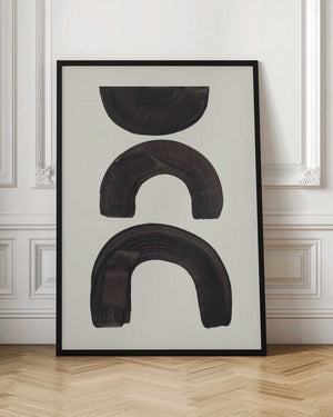 Tablou înramat „Ink Motif 41” de Ejaaz Haniff