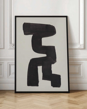 Tablou înramat „Ink Motif 44” de Ejaaz Haniff