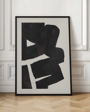 Tablou înramat „Ink Motif 46” de Ejaaz Haniff