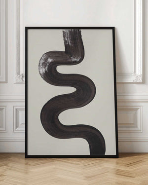 Tablou înramat „Ink Motif 47” de Ejaaz Haniff