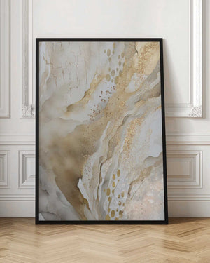 Tablou înramat „Gold Marble” de Sally Ann Moss
