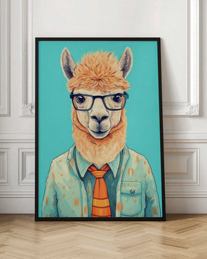 Tablou înramat „Lama 3” de Bilge Paksoylu