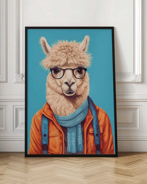 Tablou înramat „Lama 4” de Bilge Paksoylu