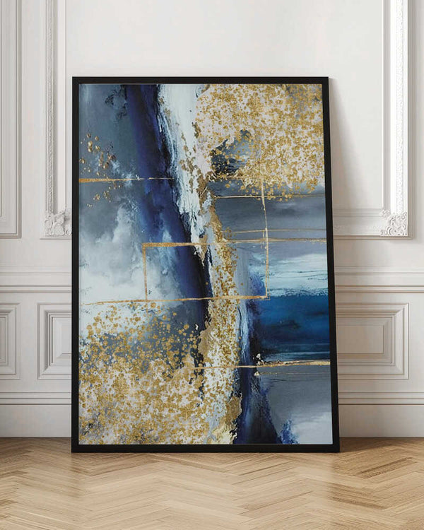 Tablou înramat „Blue Marble” de Sally Ann Moss