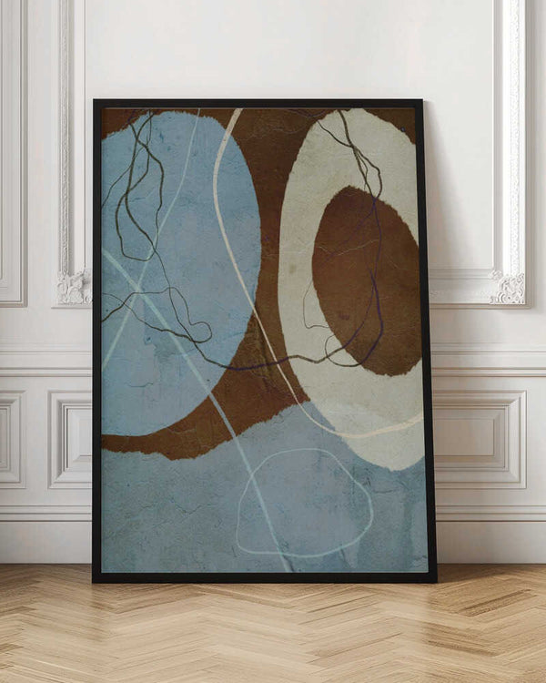 Tablou înramat „Ethereal Circles” de Treechild