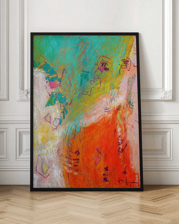 Tablou înramat „ Radiant Whirlwind” de Dorothy Fagan