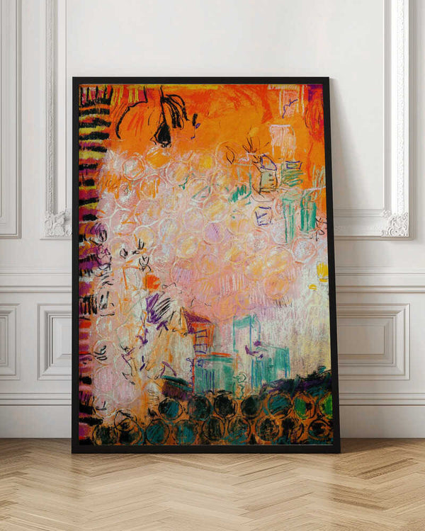 Tablou înramat „Vibrant Whirl” de Dorothy Fagan