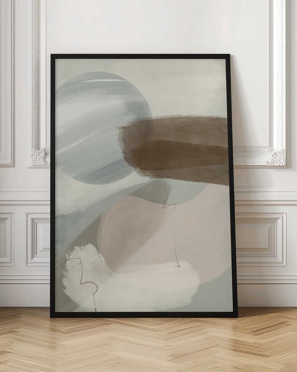 Tablou înramat „Abstract 01” de Nilesh Kulkarni