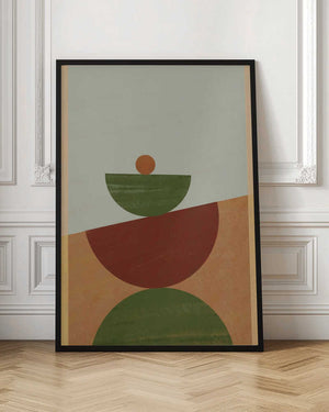 Tablou înramat „Contemporary Geometric 02” de Nilesh Kulkarni