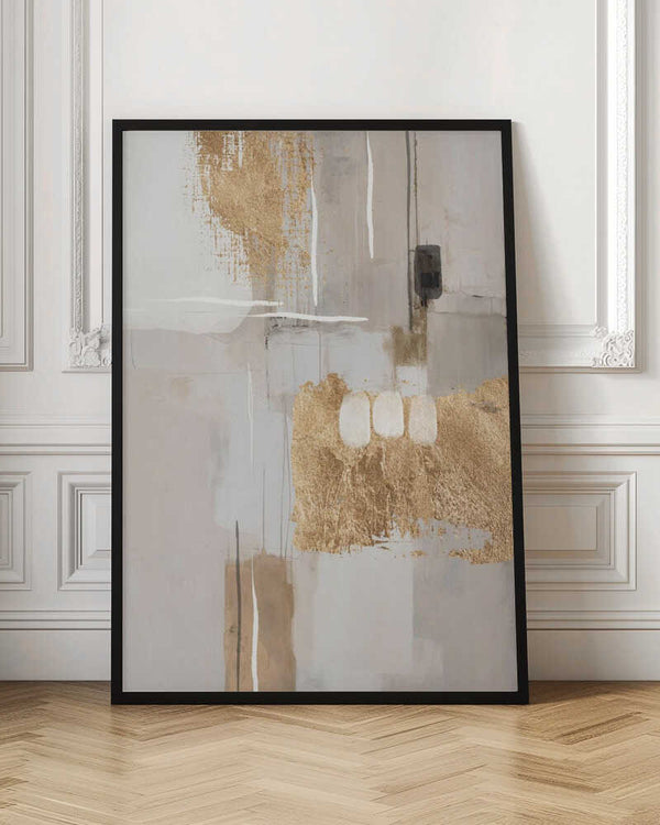 Tablou înramat „Golden Canvas” de Sally Ann Moss