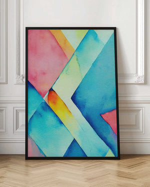 Tablou înramat „Nature Inspired Abstract Watercolor  (Day 37)” de Mauro