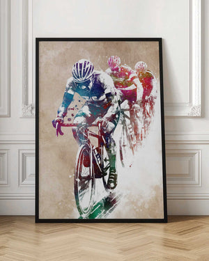 Tablou înramat „Sport Cycle racing” de Justyna Jaszke