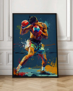 Tablou înramat „Sport Boxer 1” de Justyna Jaszke