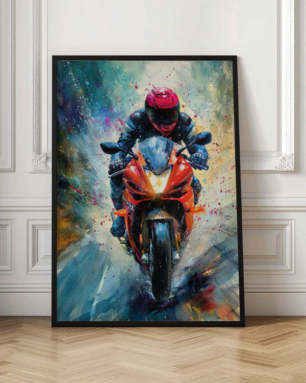 Tablou înramat „Sport Motor 1” de Justyna Jaszke