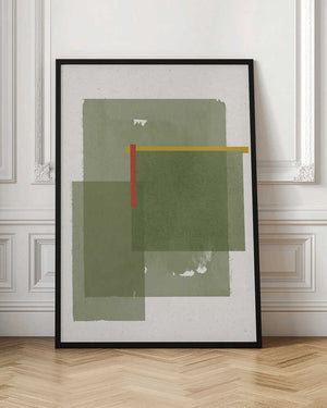 Tablou înramat „Layered Serenity” de THE MIUUS STUDIO
