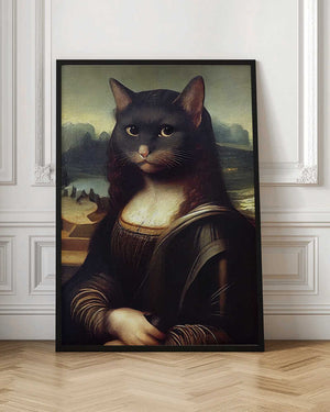 Tablou înramat „Meowlisa” de Dikhotomy