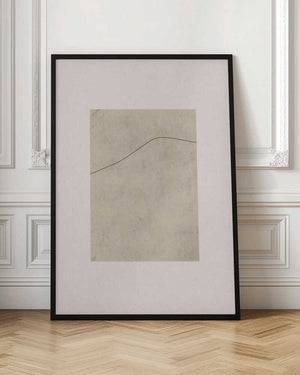 Tablou înramat „Line on Whispered Beige” de THE MIUUS STUDIO