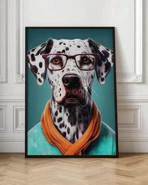 Tablou înramat „Dog Dalmatian” de Justyna Jaszke